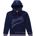 Marke Custom Fashion Applique Print Fleece Pullover Kapuzenpullover